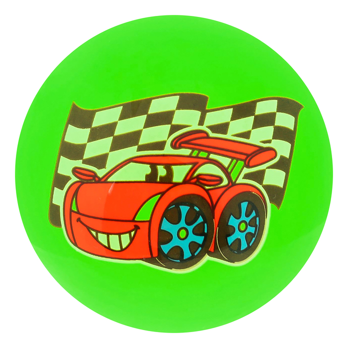 Мяч детский "Машинка" 25 см, 70 гр МИКС