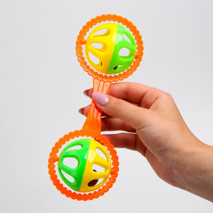 Погремушка «Гантелька-1», цвета МИКС