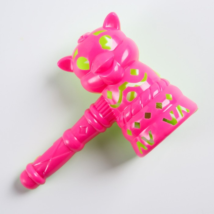 Погремушка «Молоточек-зверушка», цвета МИКС