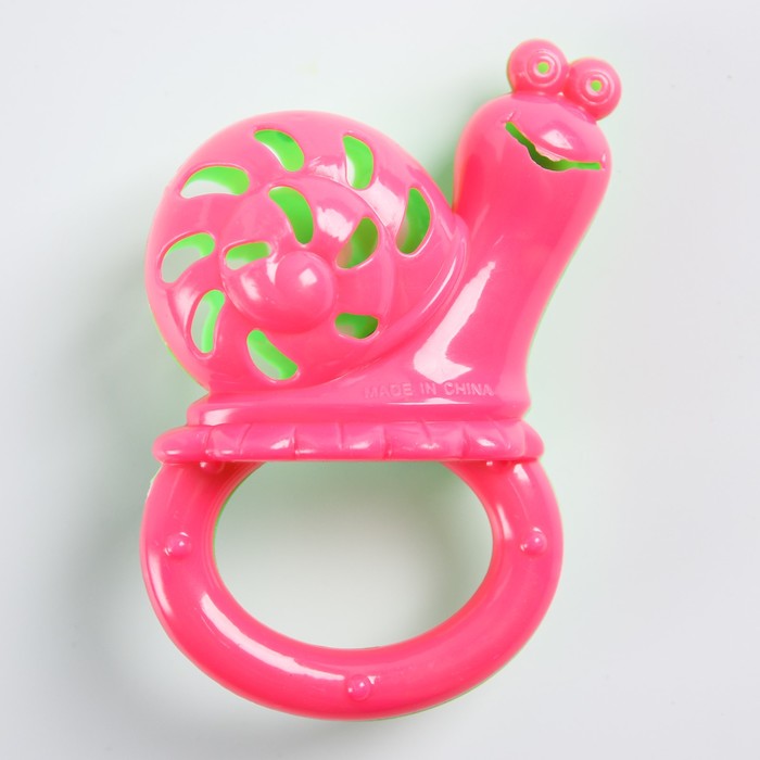 Погремушка «Улитка», цвета МИКС