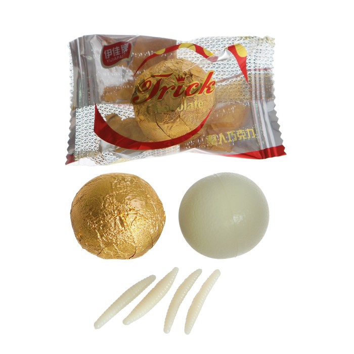 Прикол "Конфета" внутри насекомое