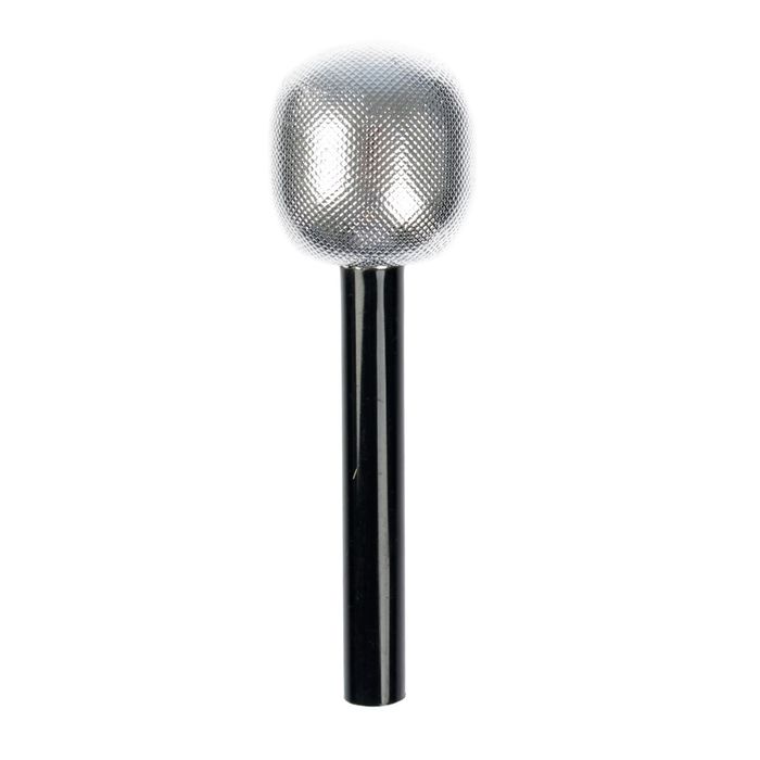 Карнавальный аксессуар "Микрофон", цвет серебро