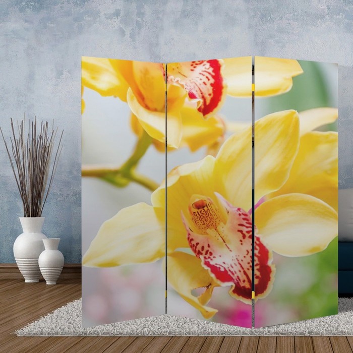 Ширма Орхидеи, 150 х 160 см ширма ветка орхидеи 160 × 160 см