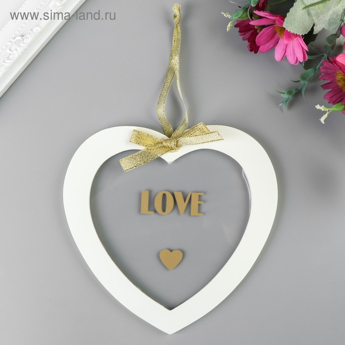

Сувенир дерево "Сердце. Love" 12х12х1 см