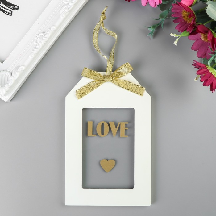 Сувенир дерево "Бирочка. Love" 14х9х1 см