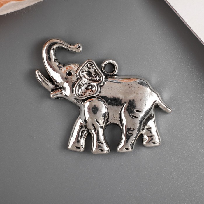 Декор металл для творчества "Слон" (А16646) 2,9х3,7 см