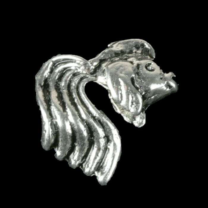 Декор металл для творчества "Рыбка" (В28112) 1,2х1,2 см