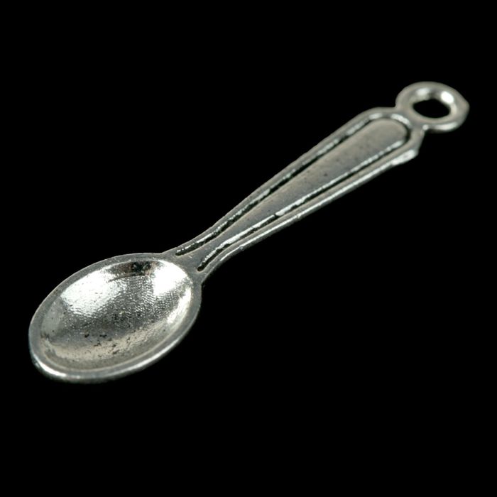 Сувенир кошельковый металл "Ложка чайная с петелькой" (А0974) 2,4х0,5 см