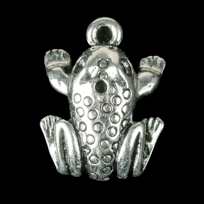 Декор металл для творчества "Лягушка в короне" (В71194) 2,2х1,6 см