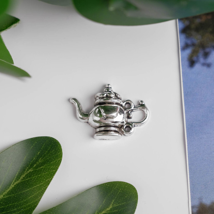 Декор металл для творчества "Чайничек" (А8180) 2,2х1,5 см