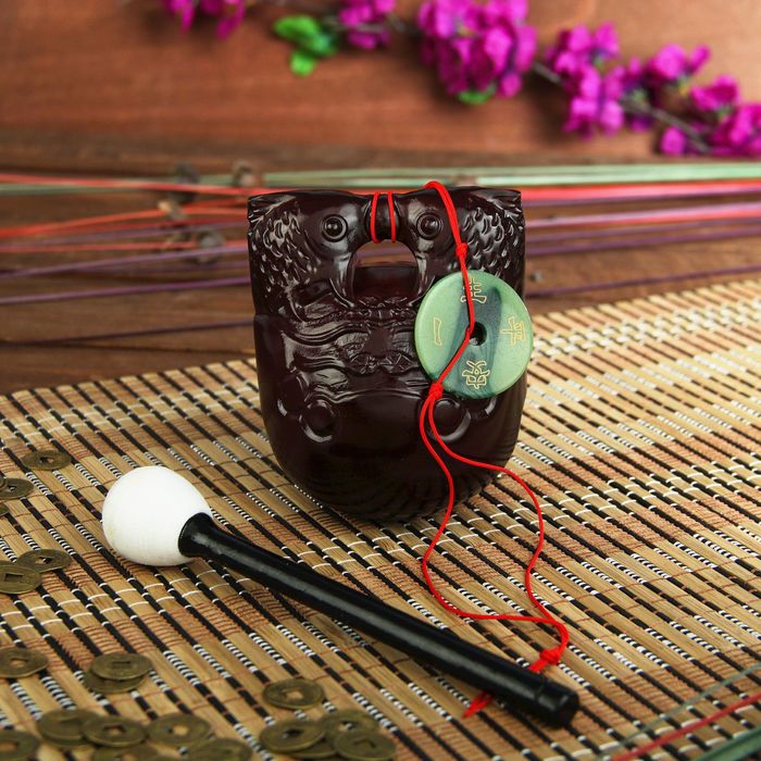 Сувенир "Отпугиватель злых духов" с молоточком и монеткой 20,5х14 см