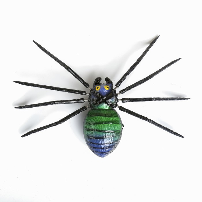 Магнит пластик пружинка "Паук" МИКС 3х18х13,5 см