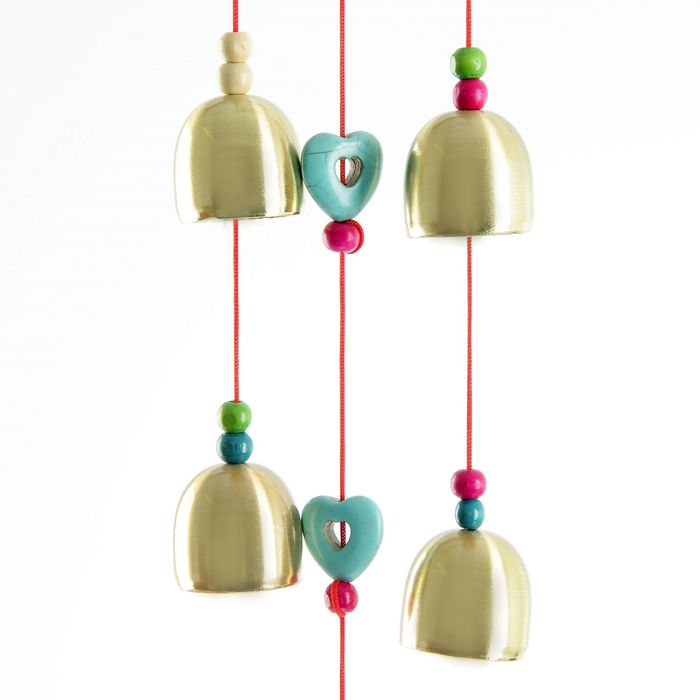 Музыка ветра "Павлин" 5 колокольчиков 50 см