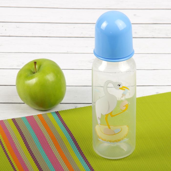 Бутылочка для кормления «Аисты», классическая, 250 мл, цвета МИКС