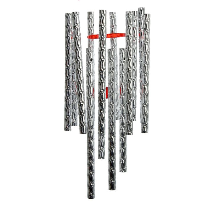 Музыка ветра пластик "Сердца" 14 трубочек 75х12,5 см