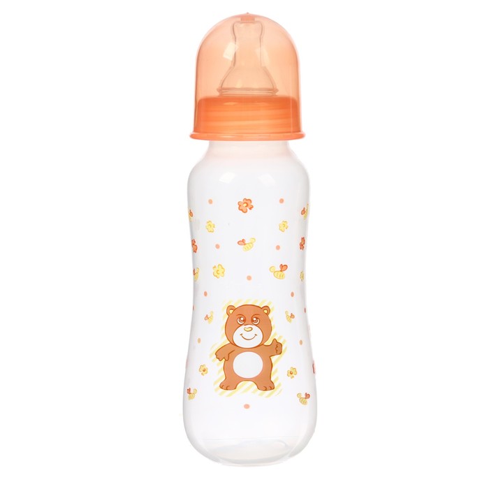 Бутылочка для кормления «Малыши», с талией, 250 мл, цвета МИКС