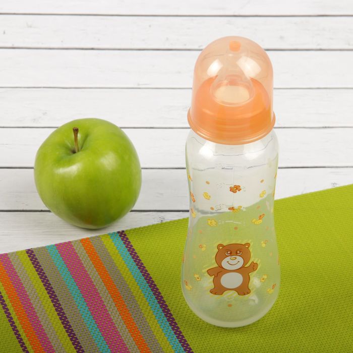 Бутылочка для кормления «Малыши», с талией, 250 мл, цвета МИКС