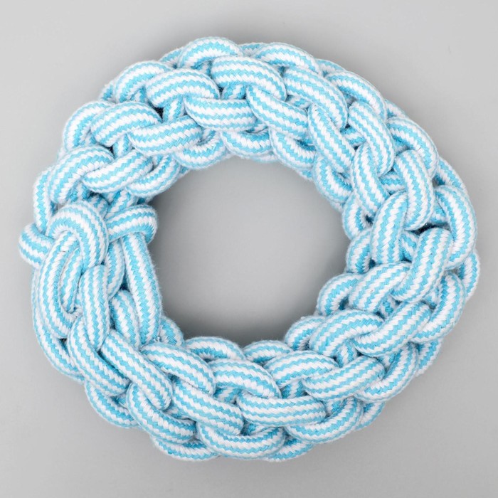 Игрушка канатная "Кольцо", 250 г, до 20 см, микс цветов