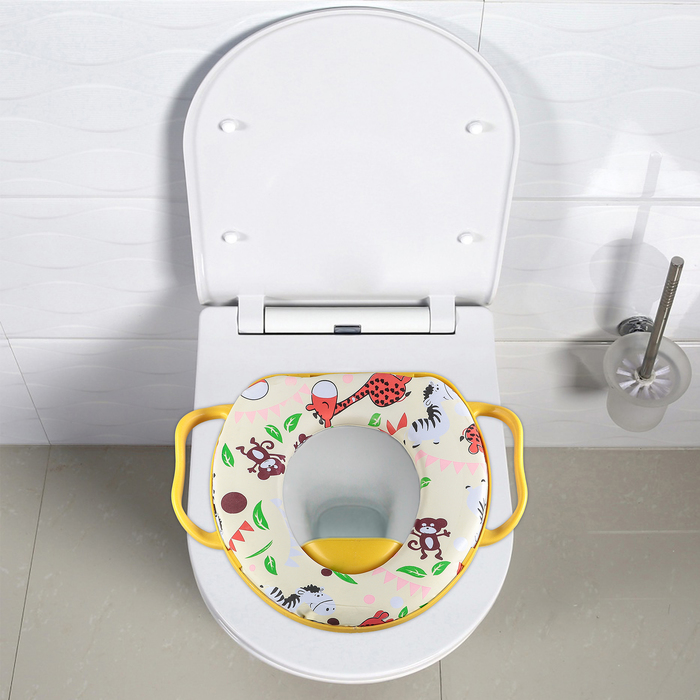 Сиденье для унитаза детское с ручками "Африка"
