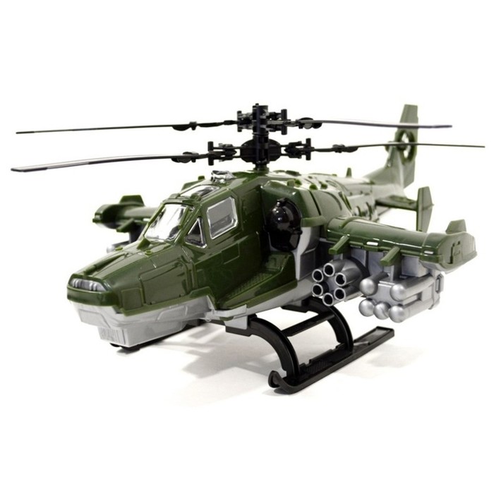 Военный тягач «Щит», с вертолетом