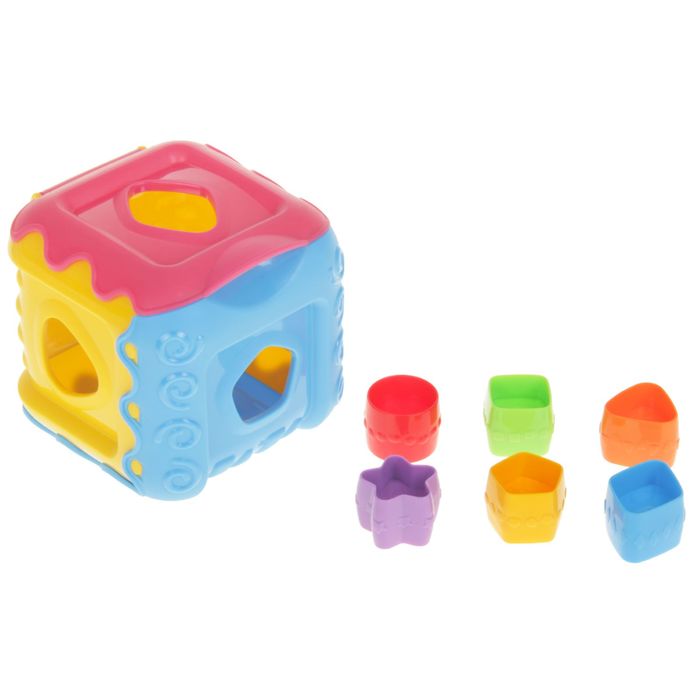Дидактическая игрушка Кубик, МИКС кубик дидактическая игрушка 13х13х13 см