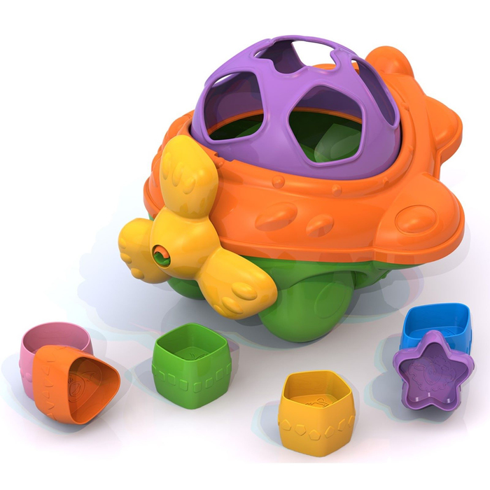 Дидактическая игрушка "Самолет" , МИКС