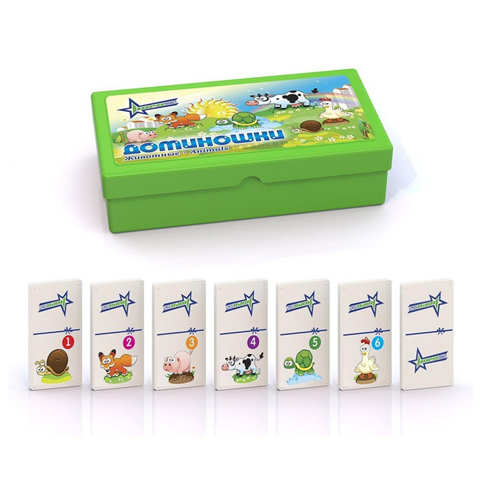 Домино большое "Звери"