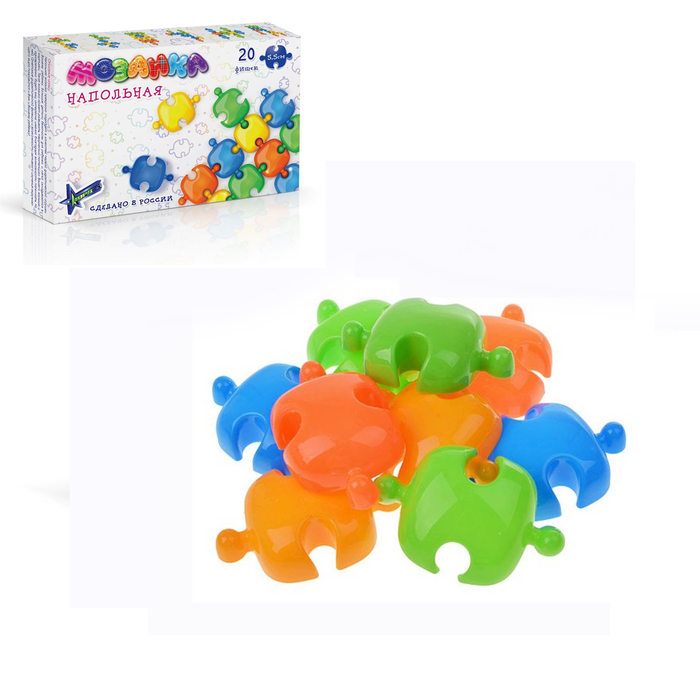 Напольная мозаика, 20 фишек в коробке