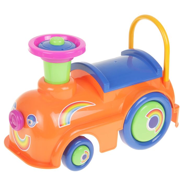 Толокар Экспресс «Радуга», с гудком-пищалкой