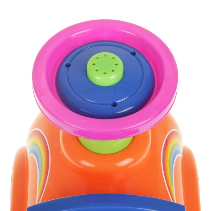 Толокар Экспресс «Радуга», с гудком-пищалкой