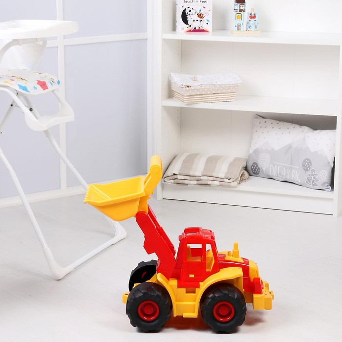 Трактор "Богатырь", с грейдером, МИКС