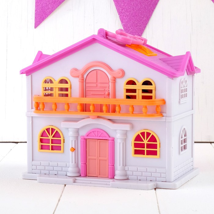 Дом для кукол с фигурками и аксессуарами, световыми и звуковыми эффектами
