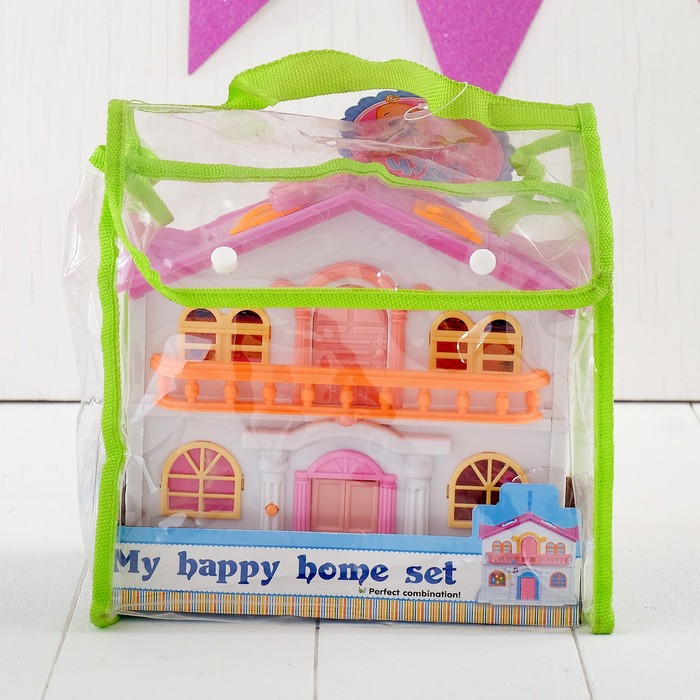 Дом для кукол с фигурками и аксессуарами, световыми и звуковыми эффектами