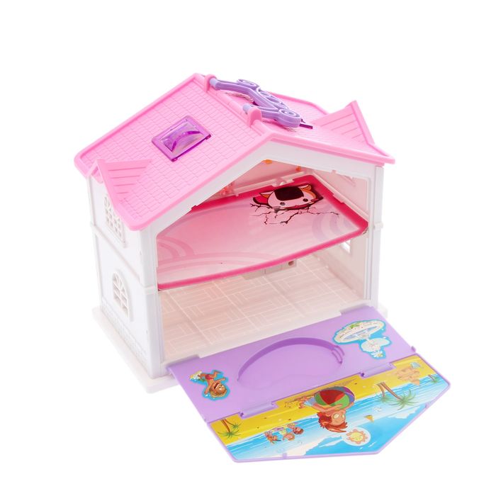 Дом для кукол с фигурками и аксессуарами, световыми и звуковыми эффектами
