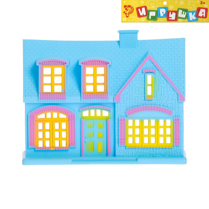 Дом для куклы "Радость" с мебелью, МИКС