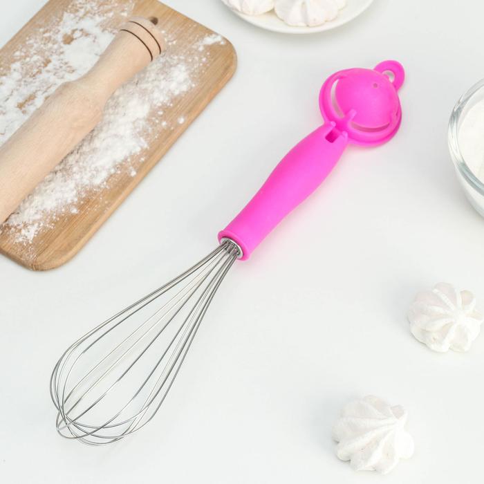 Венчик с разделителем для яиц 36х7 см МИКС