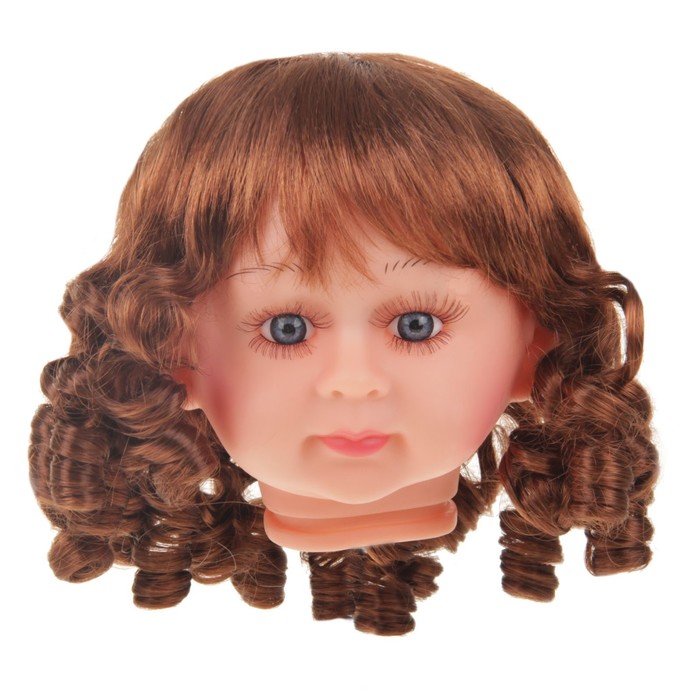 Волосы для кукол "Кудряшки с челкой" размер большой , цвет Р33А