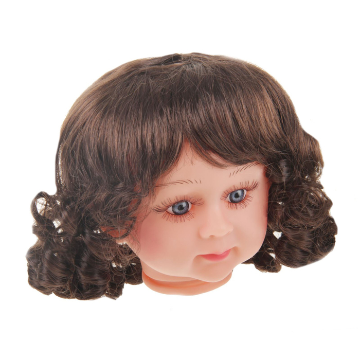 Волосы для кукол "Кудряшки с челкой" размер большой , цвет Р4