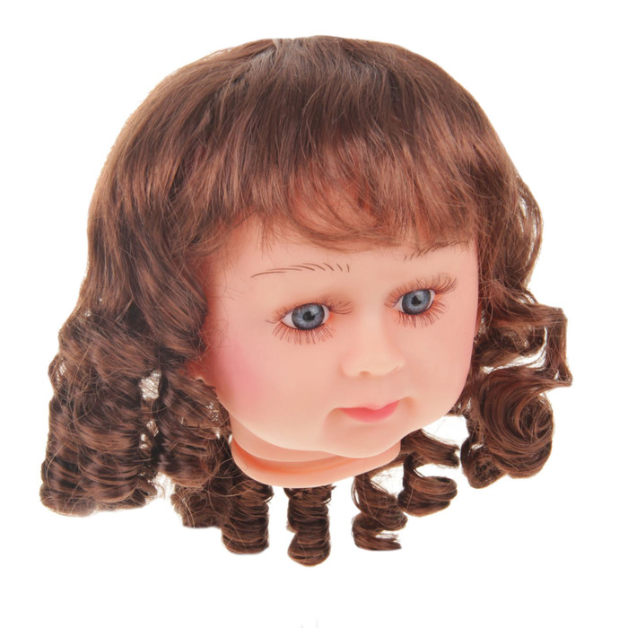 Волосы для кукол "Кудряшки с челкой" размер большой , цвет Р33