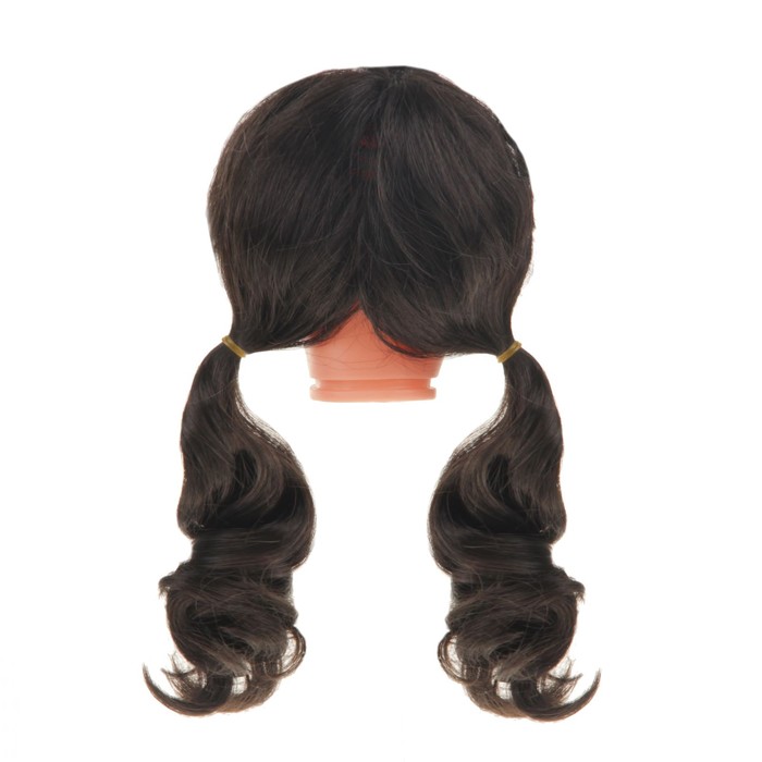 Волосы для кукол "Кудряши в хвостиках с челкой" размер большой , цвет Р1