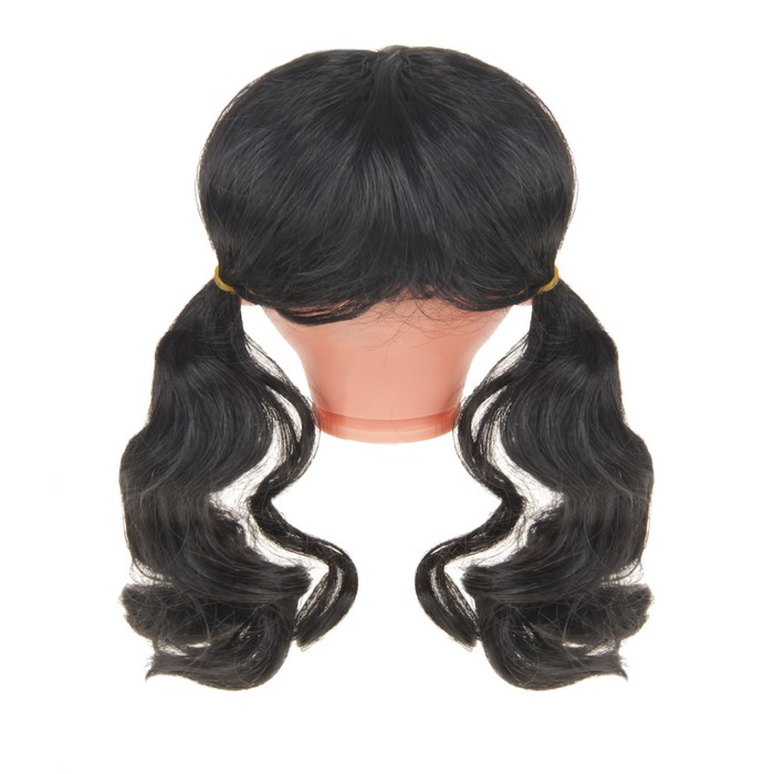 Волосы для кукол "Кудряши в хвостиках с челкой" размер большой , цвет Р103