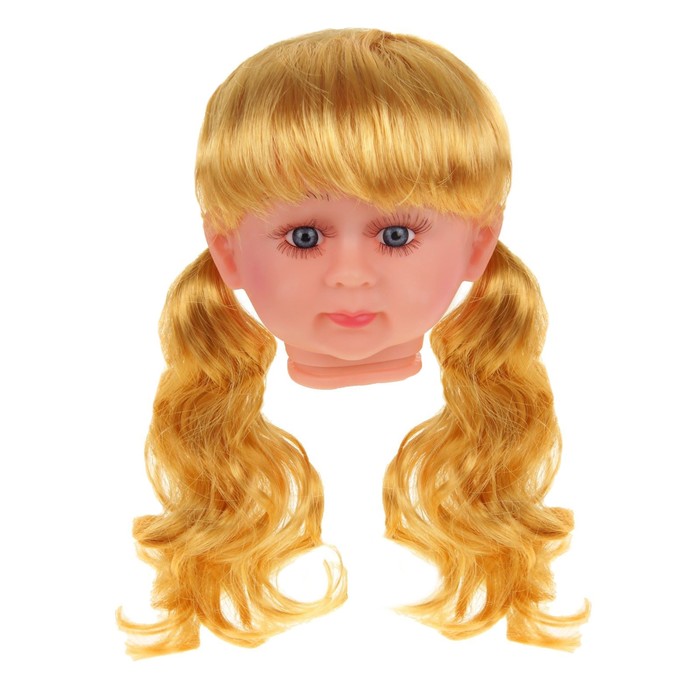 Волосы для кукол "Кудряши в хвостиках с челкой" размер большой , цвет Р35