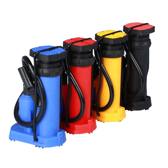 Насос универсальный 15 см, 2 насадки, пластик, цвета микс