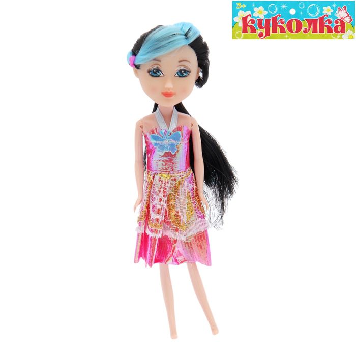 Кукла модная "Марина" цветные волосы, МИКС