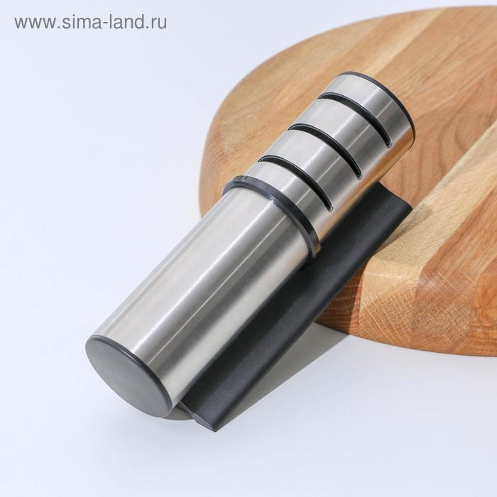 фото Точилка «ракета», 18×5,5×5,5 см, для ножей с металлическим, керамическим лезвием и полировкой, цвет микс