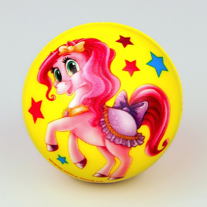 фото Мягкий мяч «красавица пони», микс funny toys
