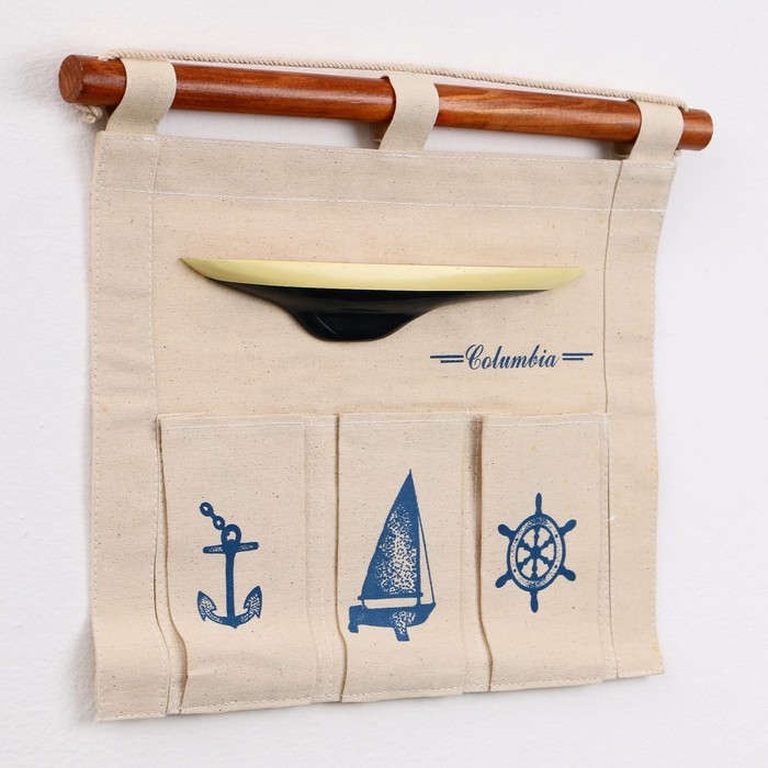 Панно настенное «Яхт-клуб», микс, 36 х 31 х 2,5 см