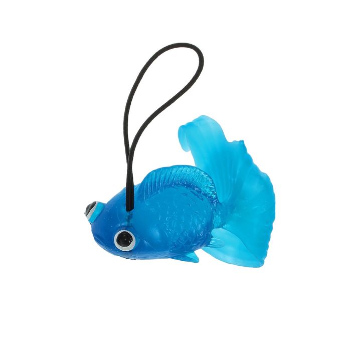 Прикол резиновая "Рыбка", цвета МИКС