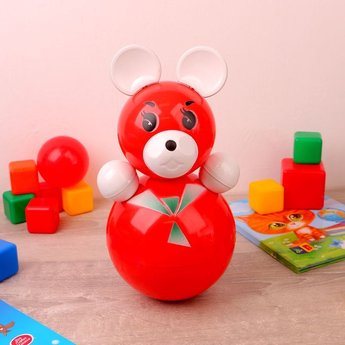 Игрушка-неваляшка "Медведица"