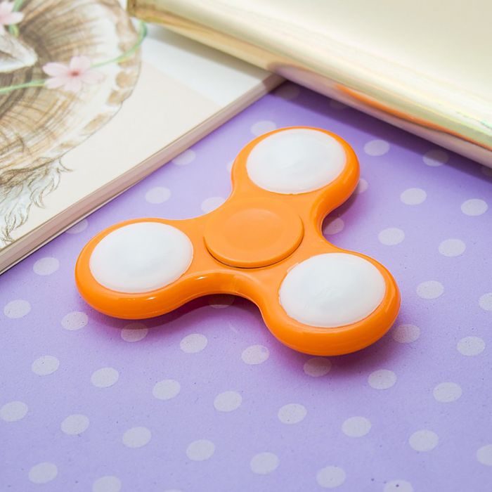 Спиннер LED light Жёлтый